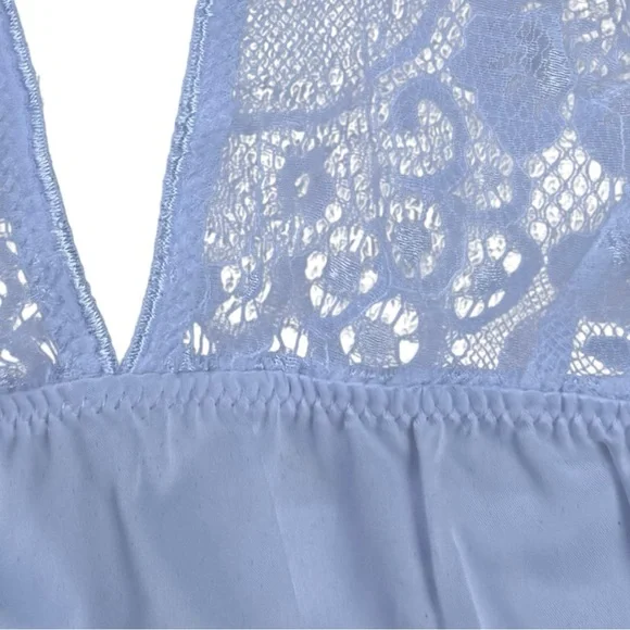 NWT Frederick's of Hollywood Elodie White Satin Lace Bow Tie Teddy Lingerie Sz S - Picture 3 of 6